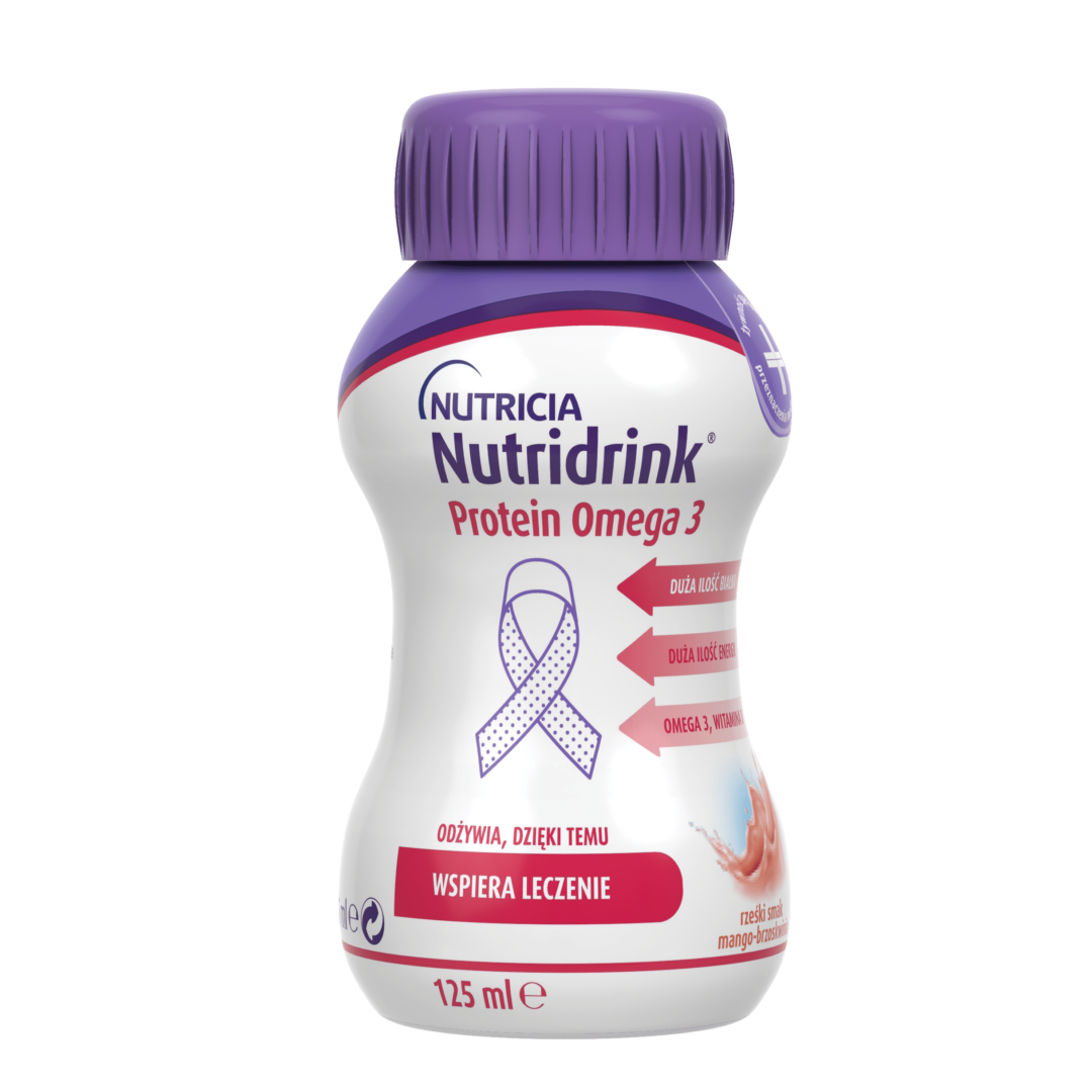 NUTRIDRINK PROTEIN OMEGA 3 Vėsinančių miško uogų skonio