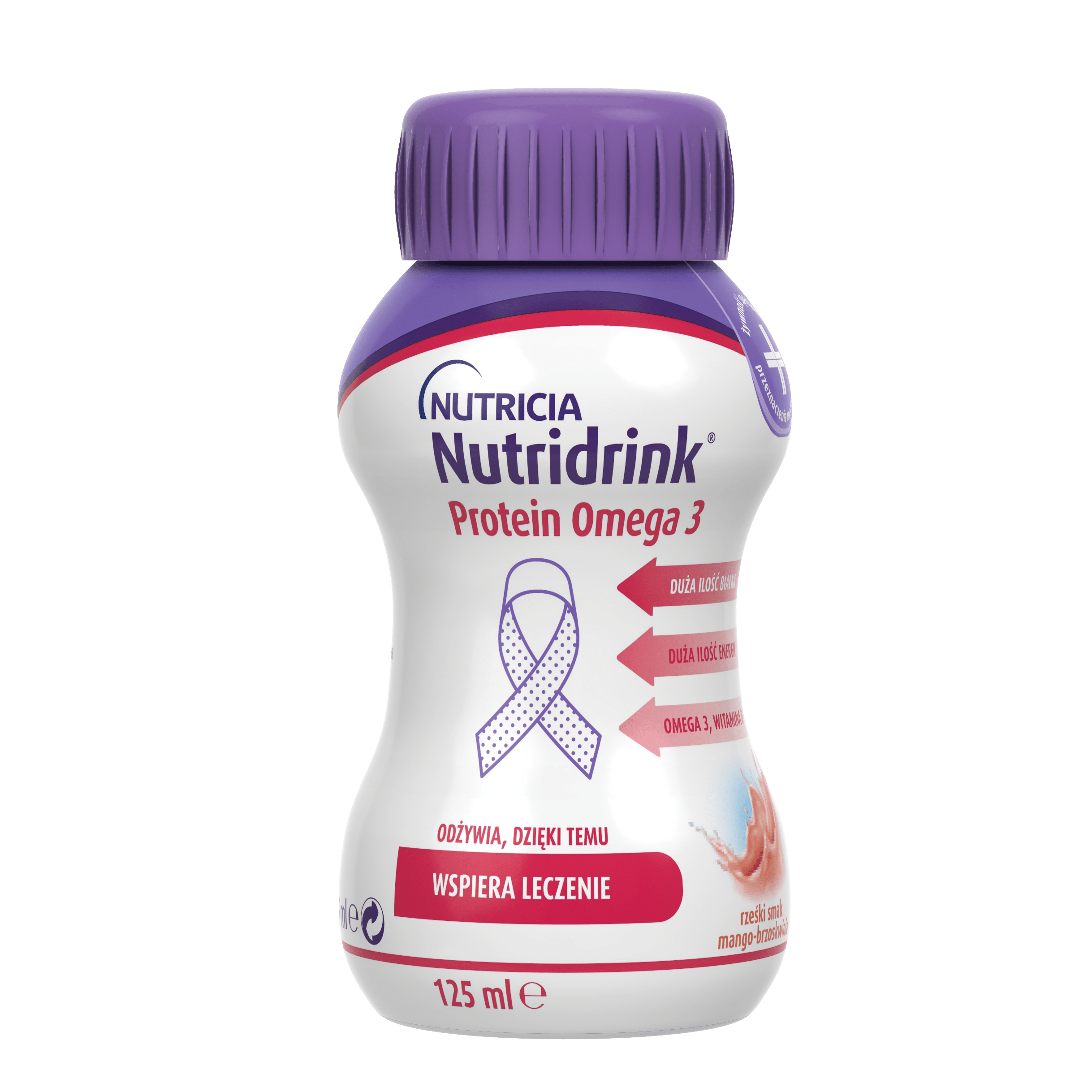 NUTRIDRINK PROTEIN OMEGA 3 Vėsinančių miško uogų skonio